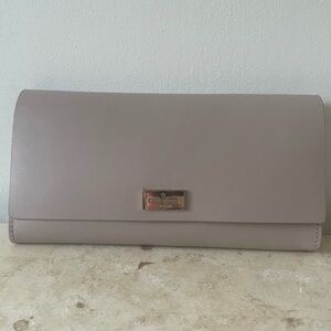 kate spade Taupe Clutch